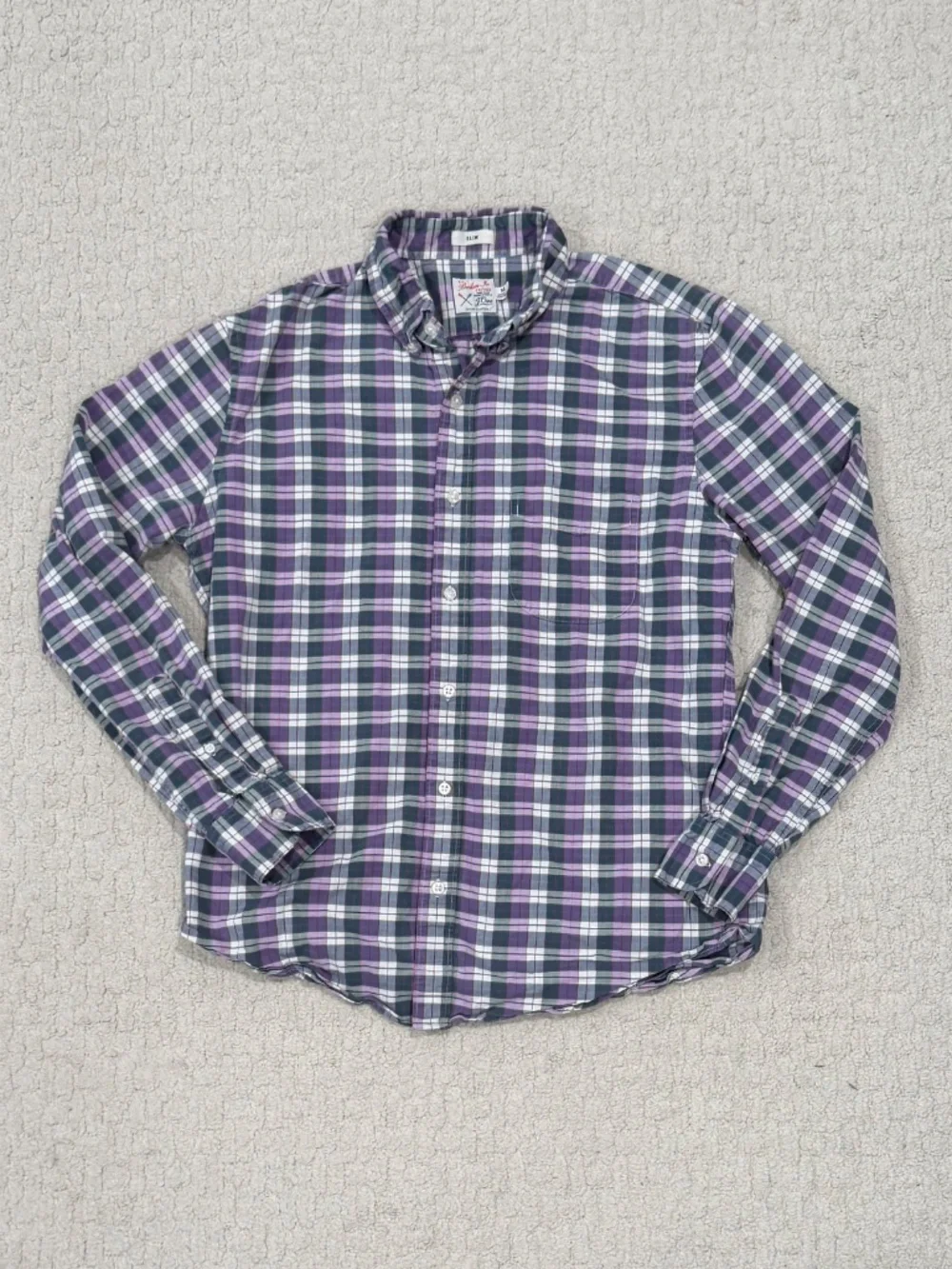 Men's J.Crew Broken-In Oxford Shirt Size Medium Slim